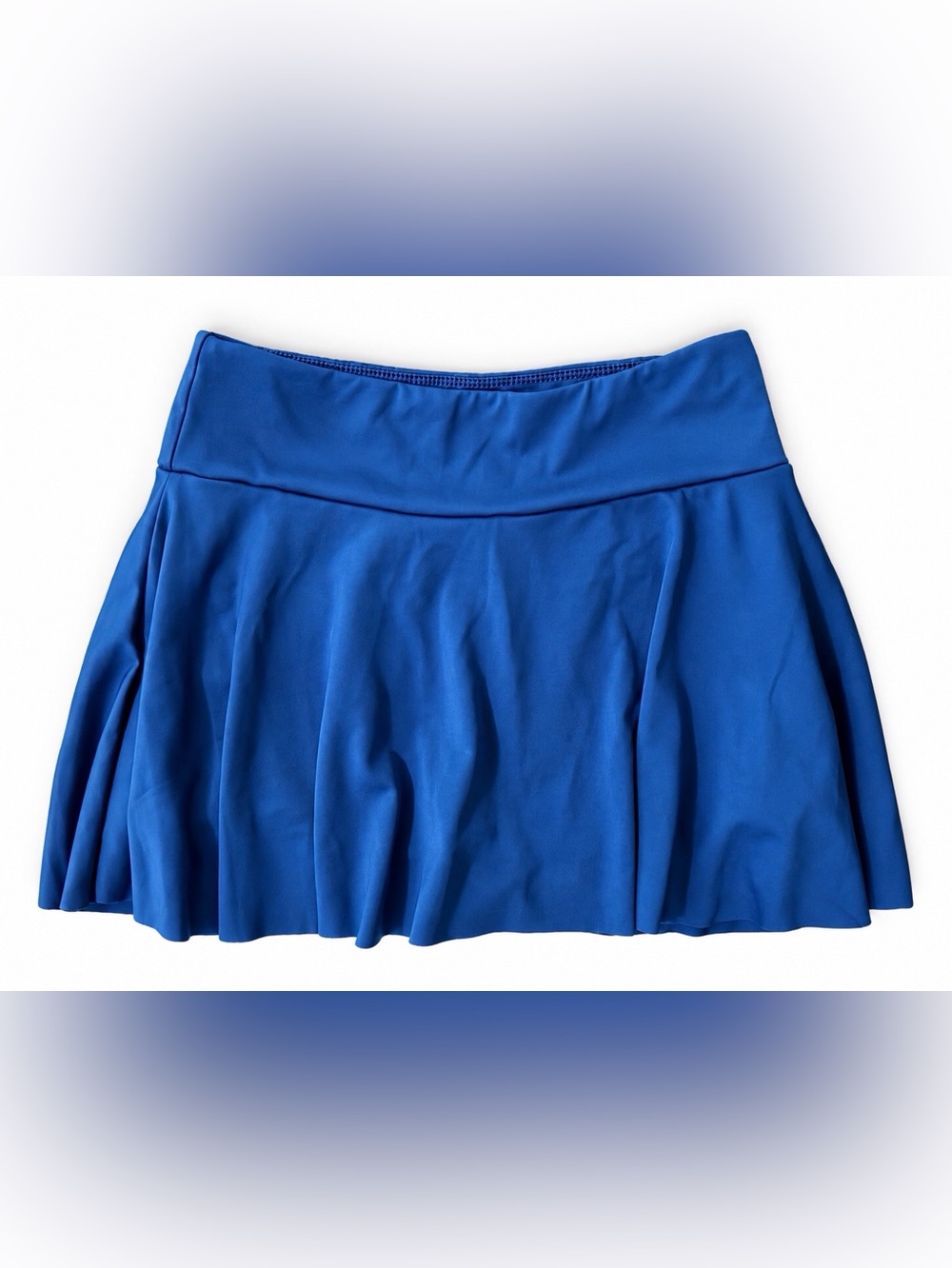 Women's Blue Flare Skirt